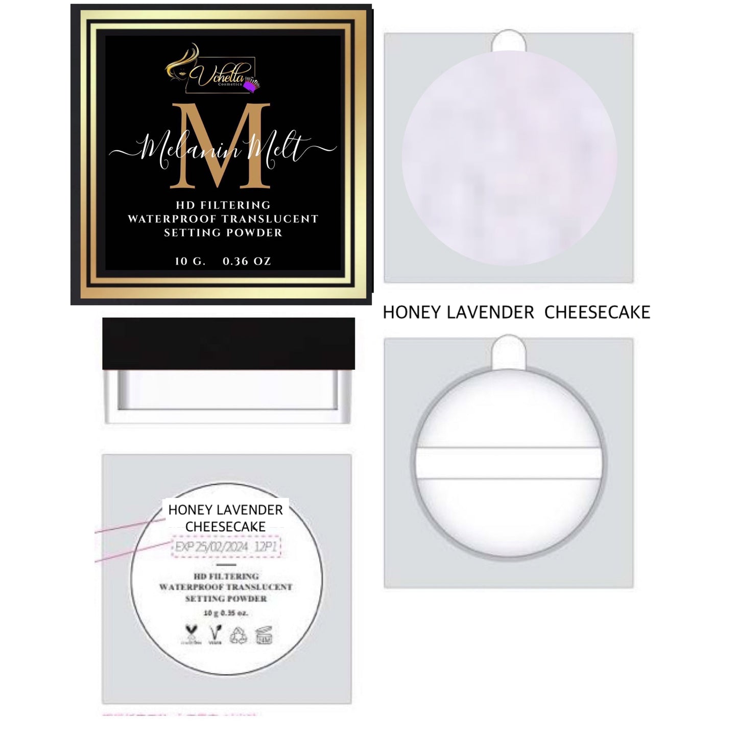 MELANIN MELT HD FILTERING SETTING POWDER