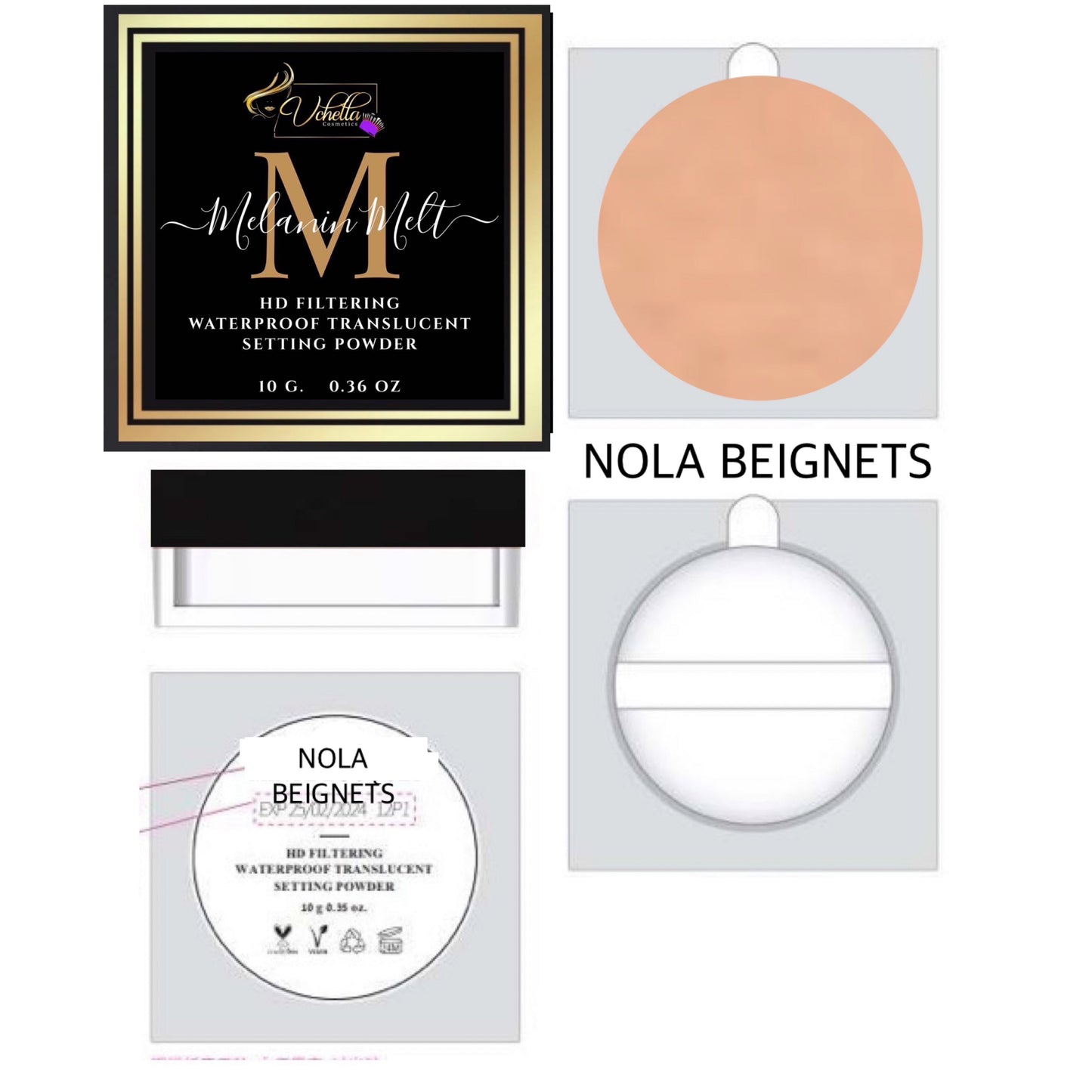 MELANIN MELT HD FILTERING SETTING POWDER