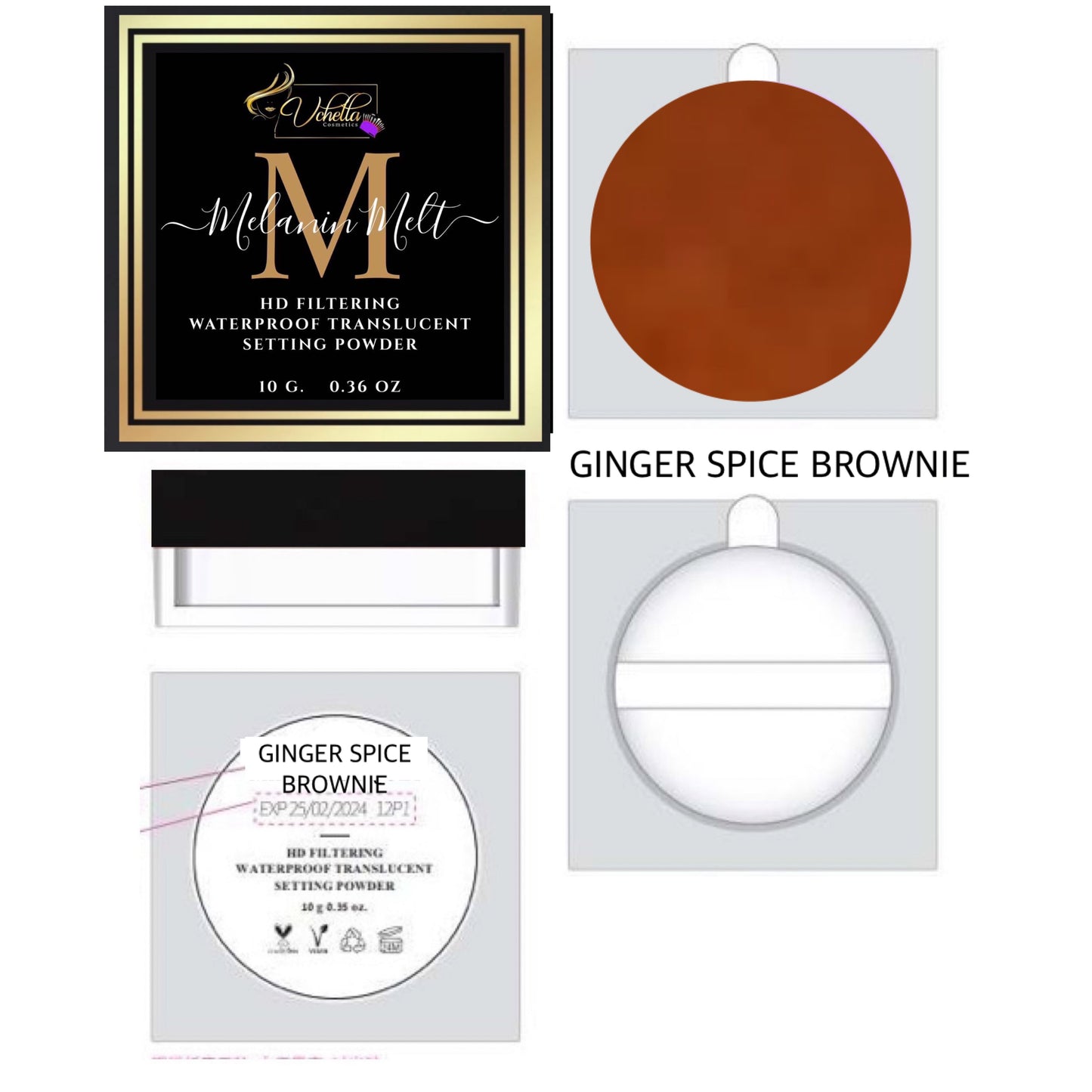 MELANIN MELT HD FILTERING SETTING POWDER