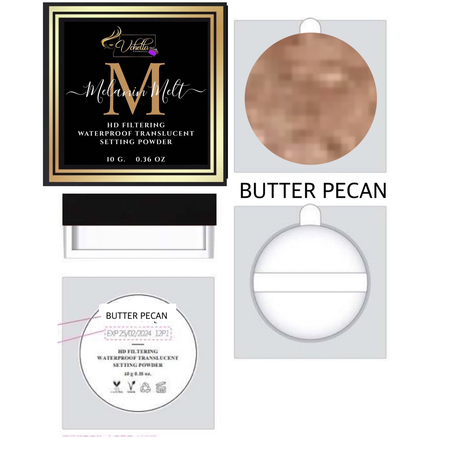 MELANIN MELT HD FILTERING SETTING POWDER
