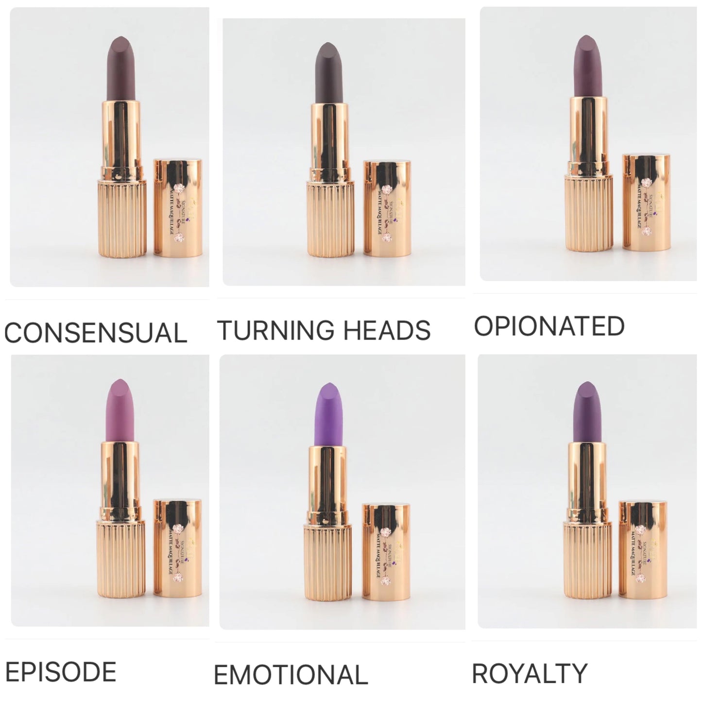 SIGNATURE NU’NUDES & BERRIES VELVET MATTE LIPSTICKS