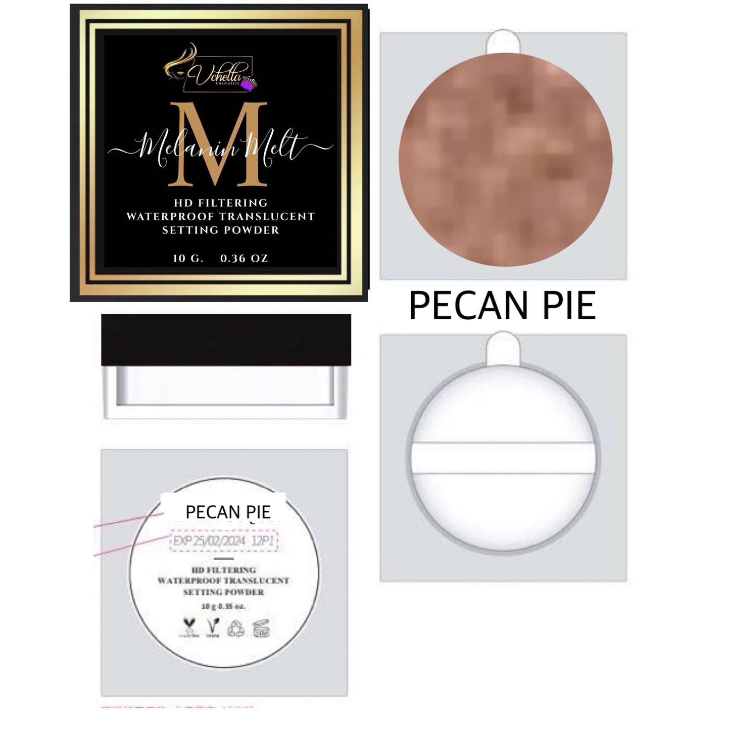 MELANIN MELT HD FILTERING SETTING POWDER