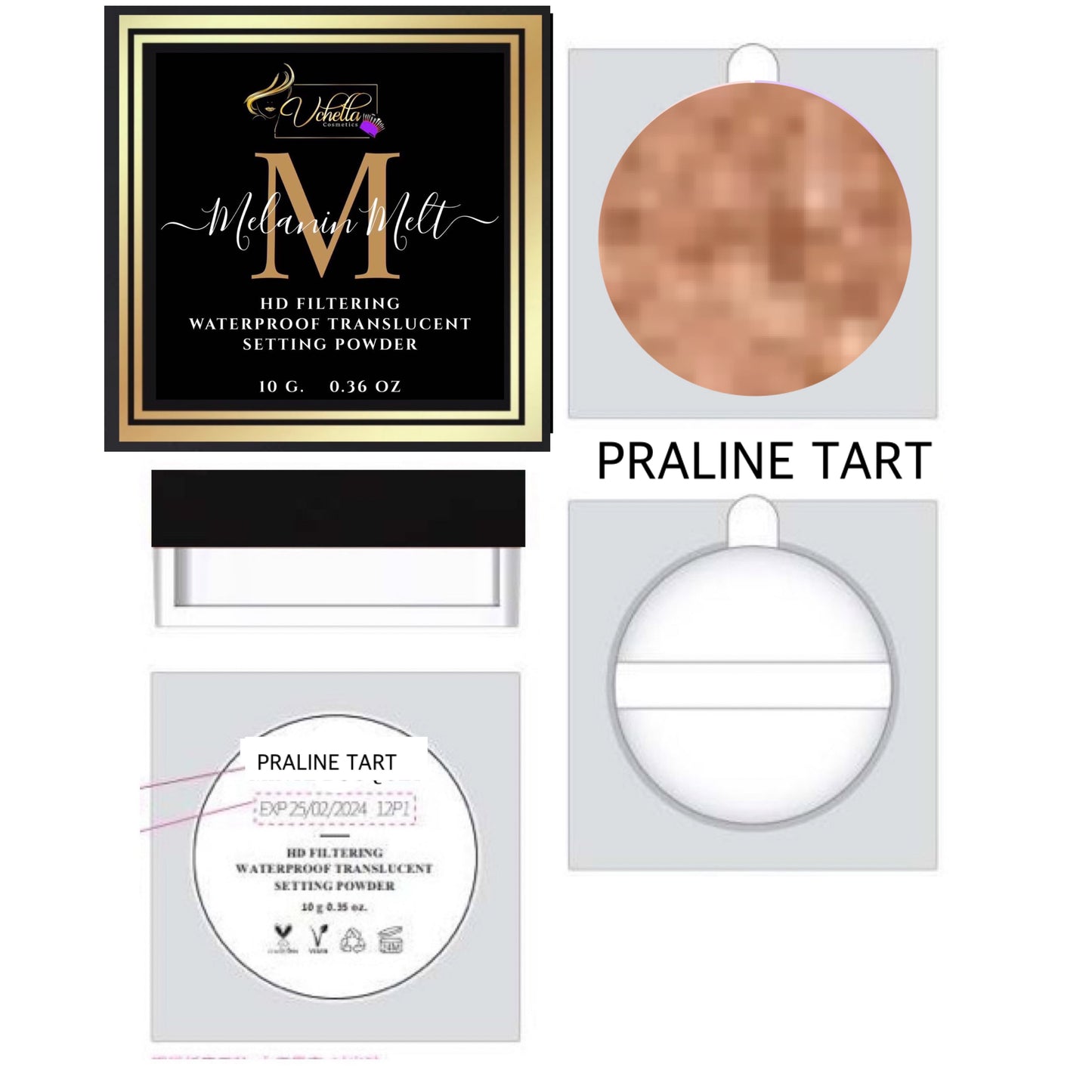 MELANIN MELT HD FILTERING SETTING POWDER