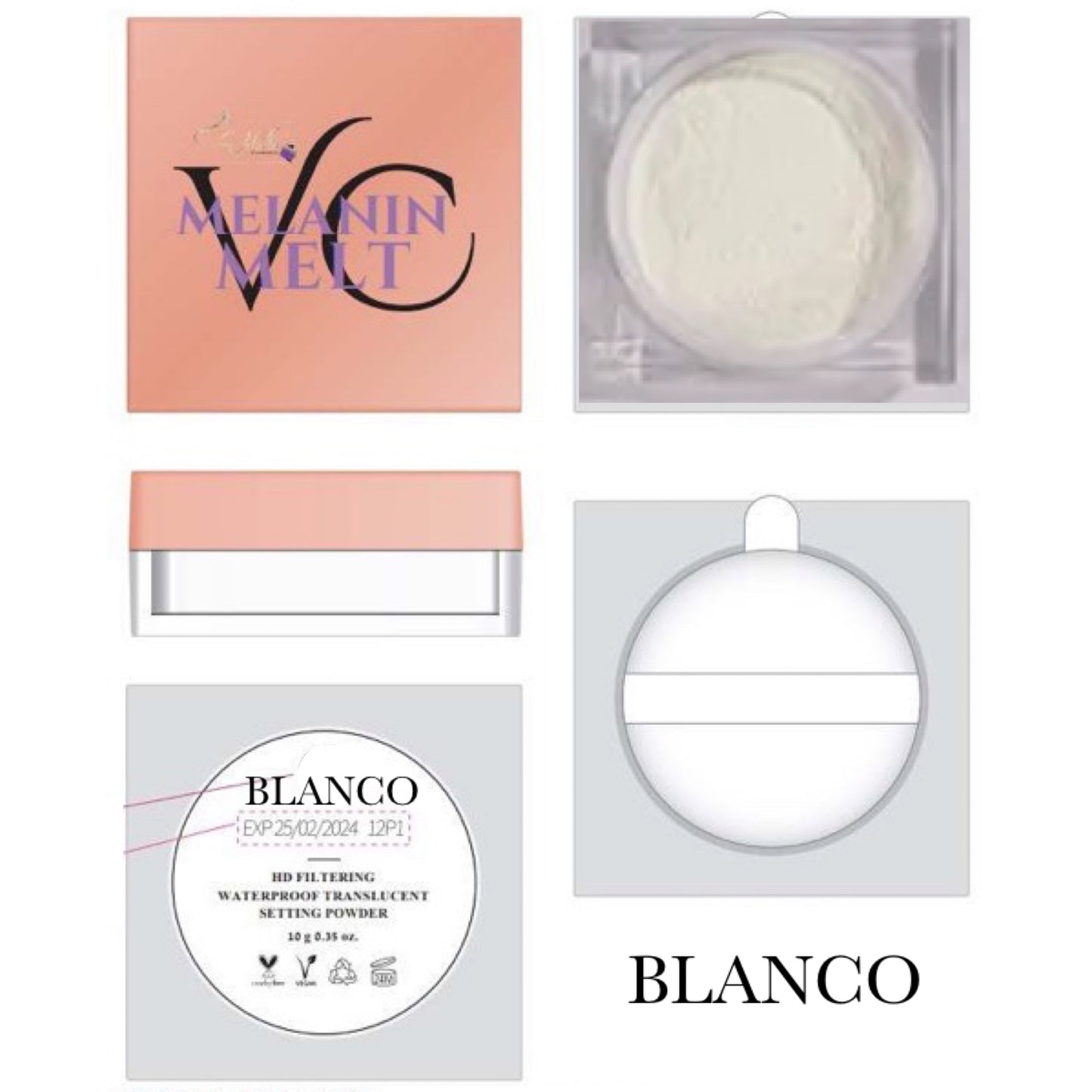 MELANIN MELT HD FILTERING SETTING POWDER