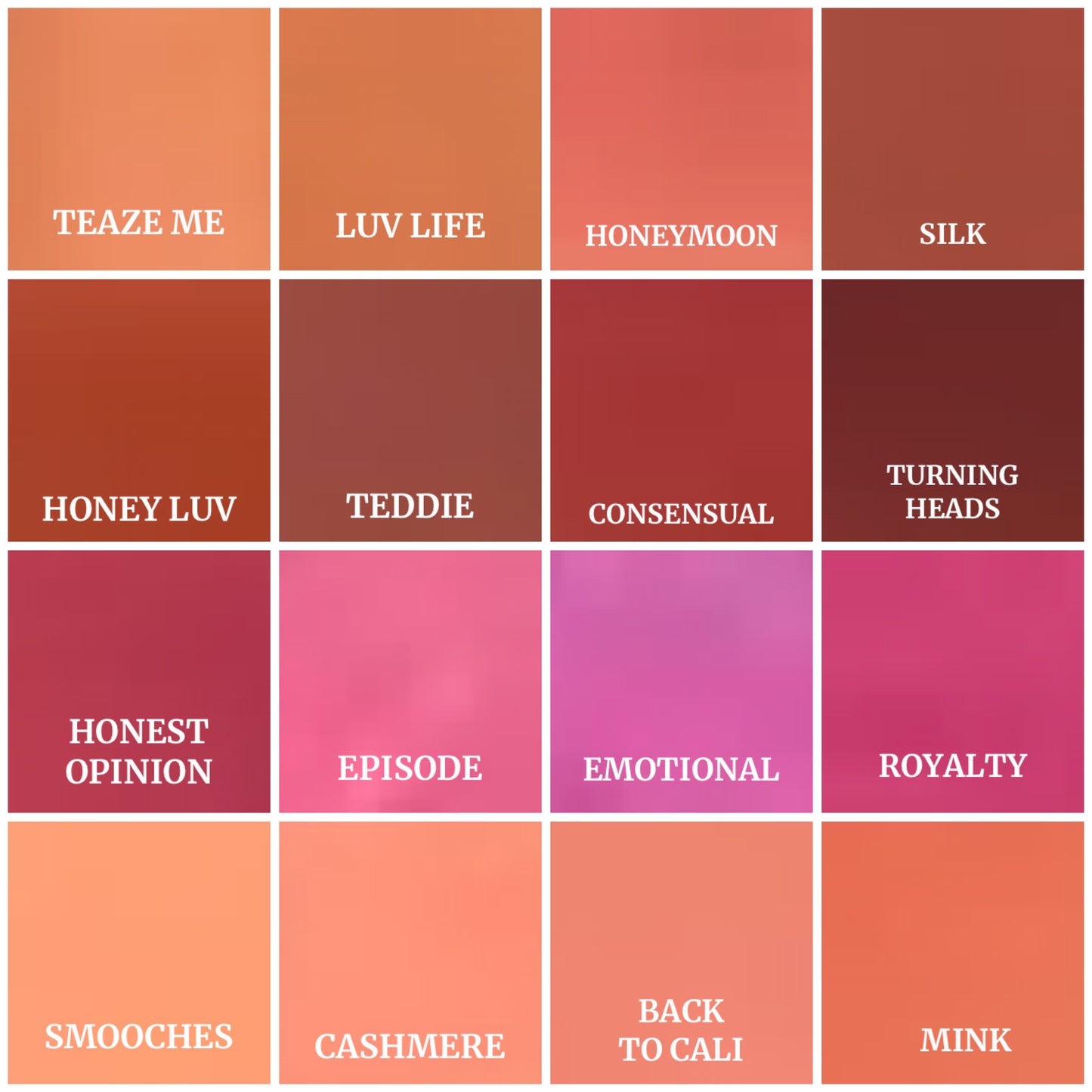 SIGNATURE NU’NUDES & BERRIES VELVET MATTE LIPSTICKS