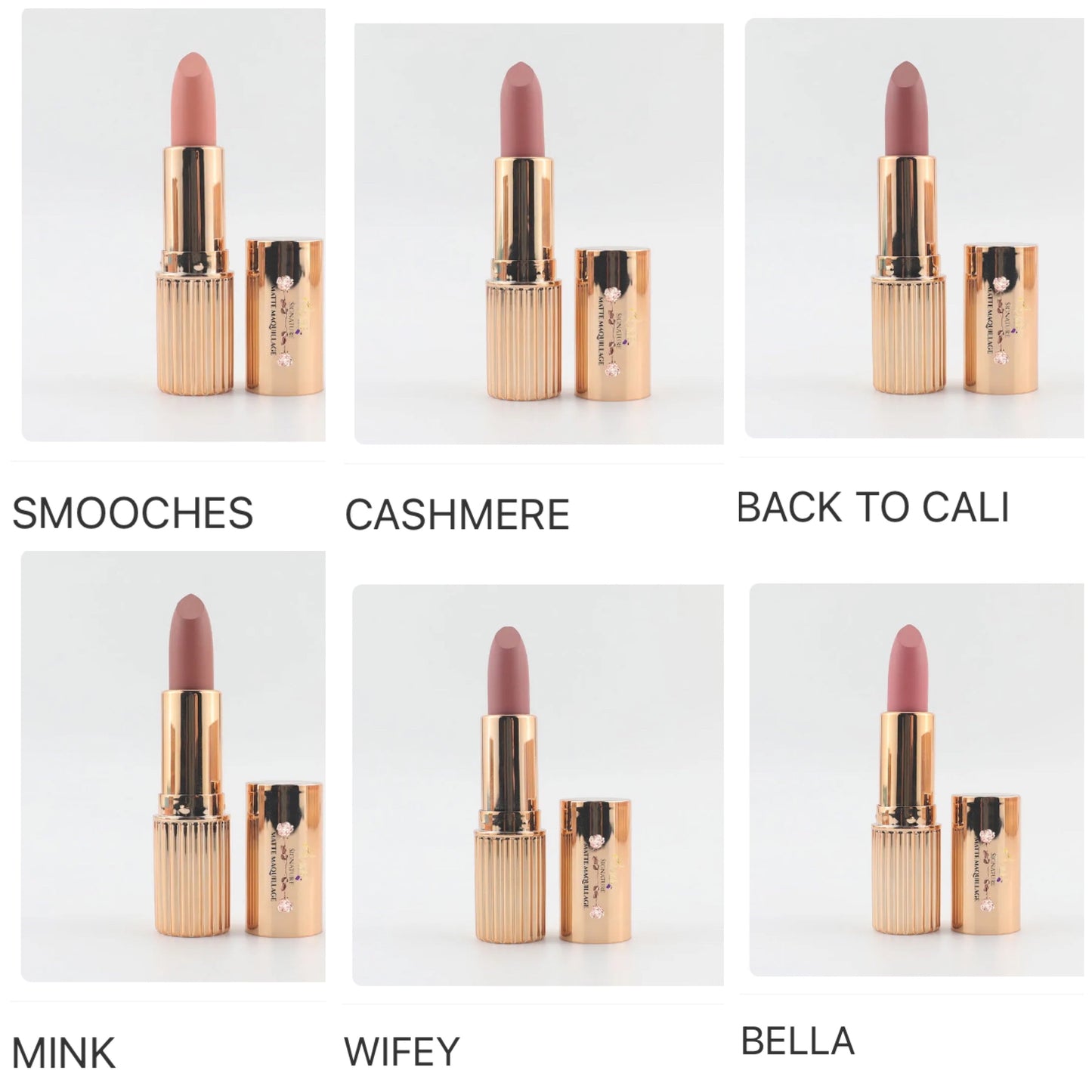 SIGNATURE NU’NUDES & BERRIES VELVET MATTE LIPSTICKS