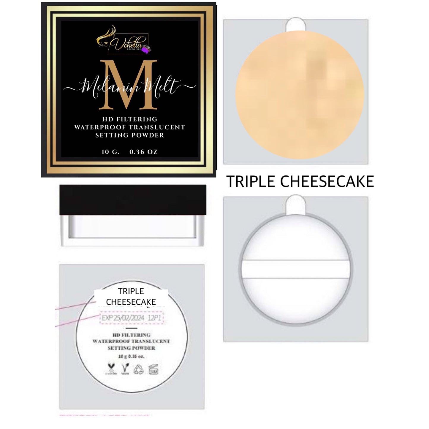 MELANIN MELT HD FILTERING SETTING POWDER