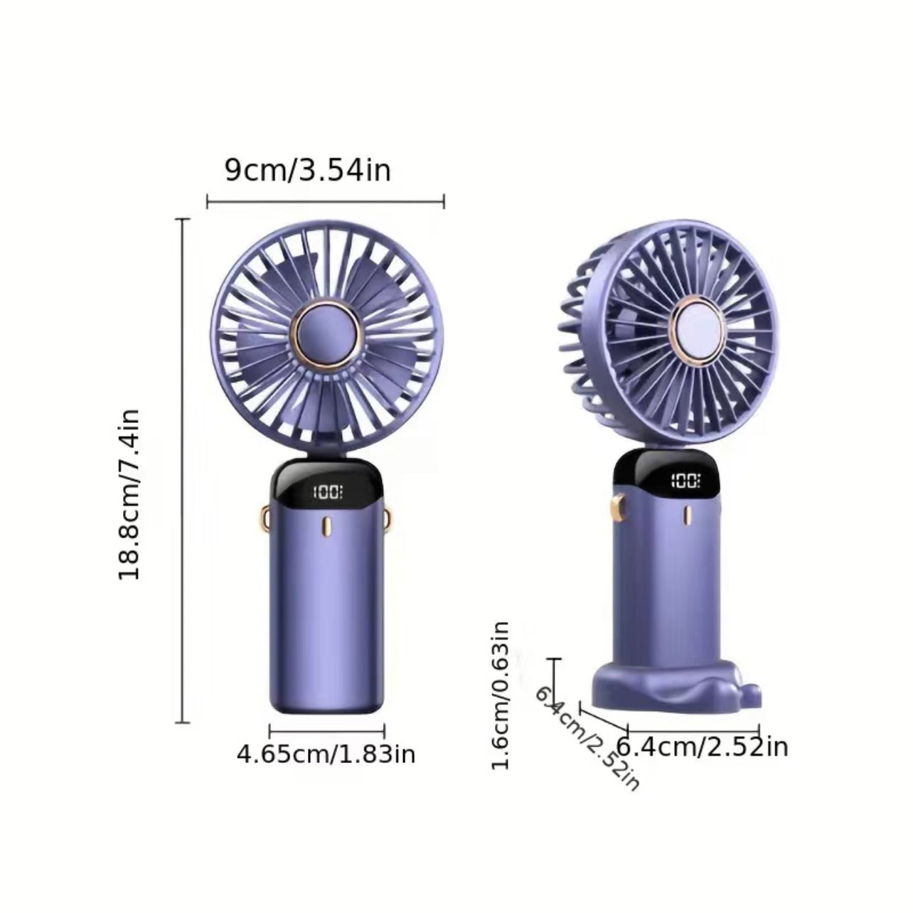 RECHARGEABLE HANDHELD FANS