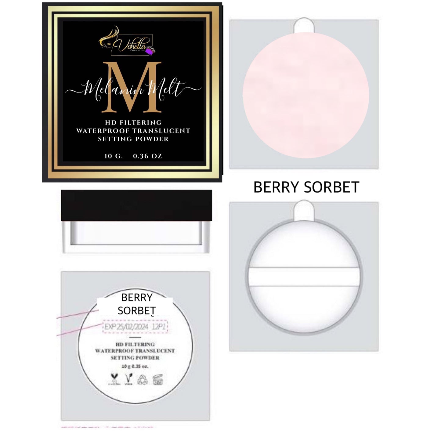 MELANIN MELT HD FILTERING SETTING POWDER