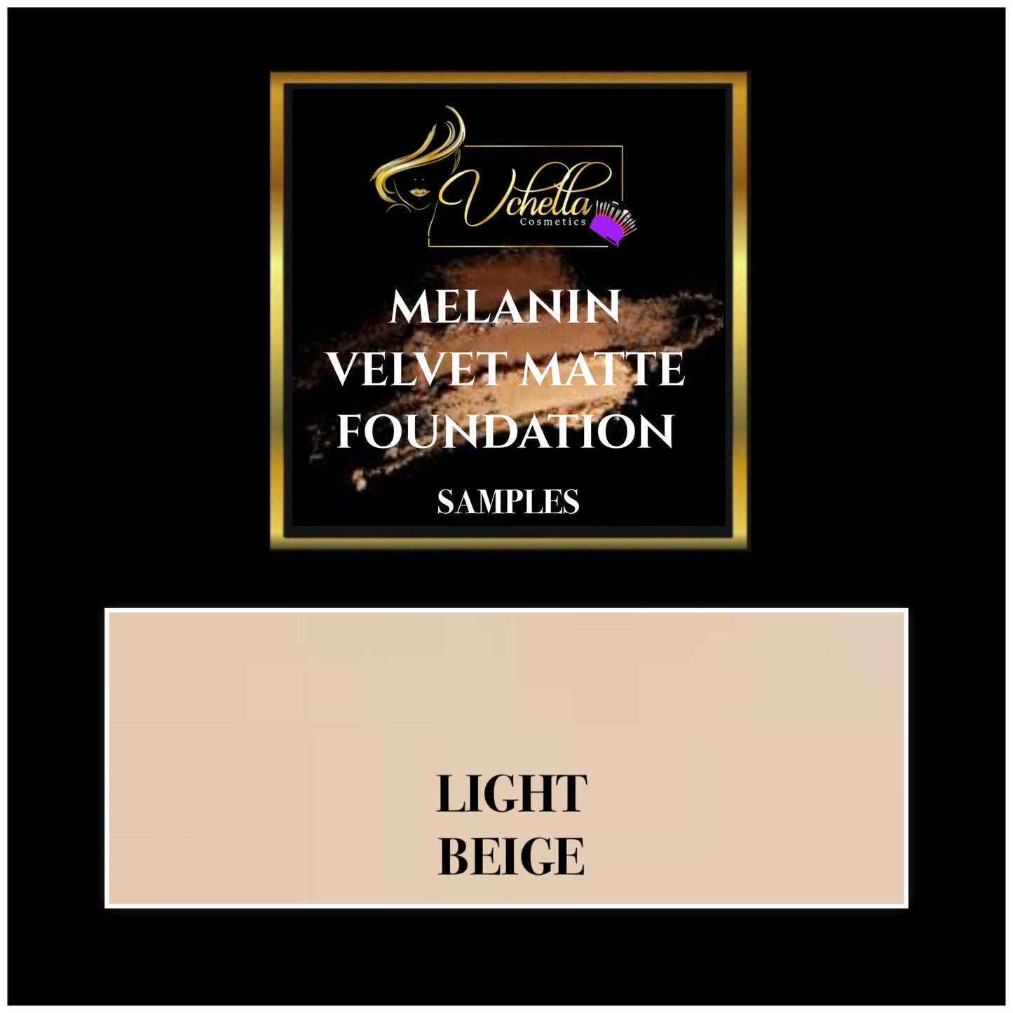 MELANIN VELVET MATTE FOUNDATION (SAMPLES)