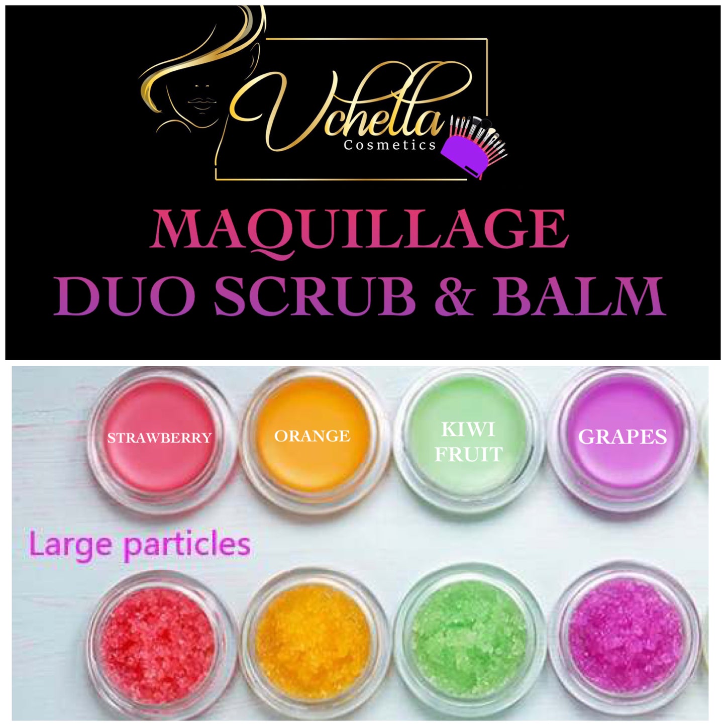 MAQUILLAGE DUO LIP SCRUB & LIP BALM