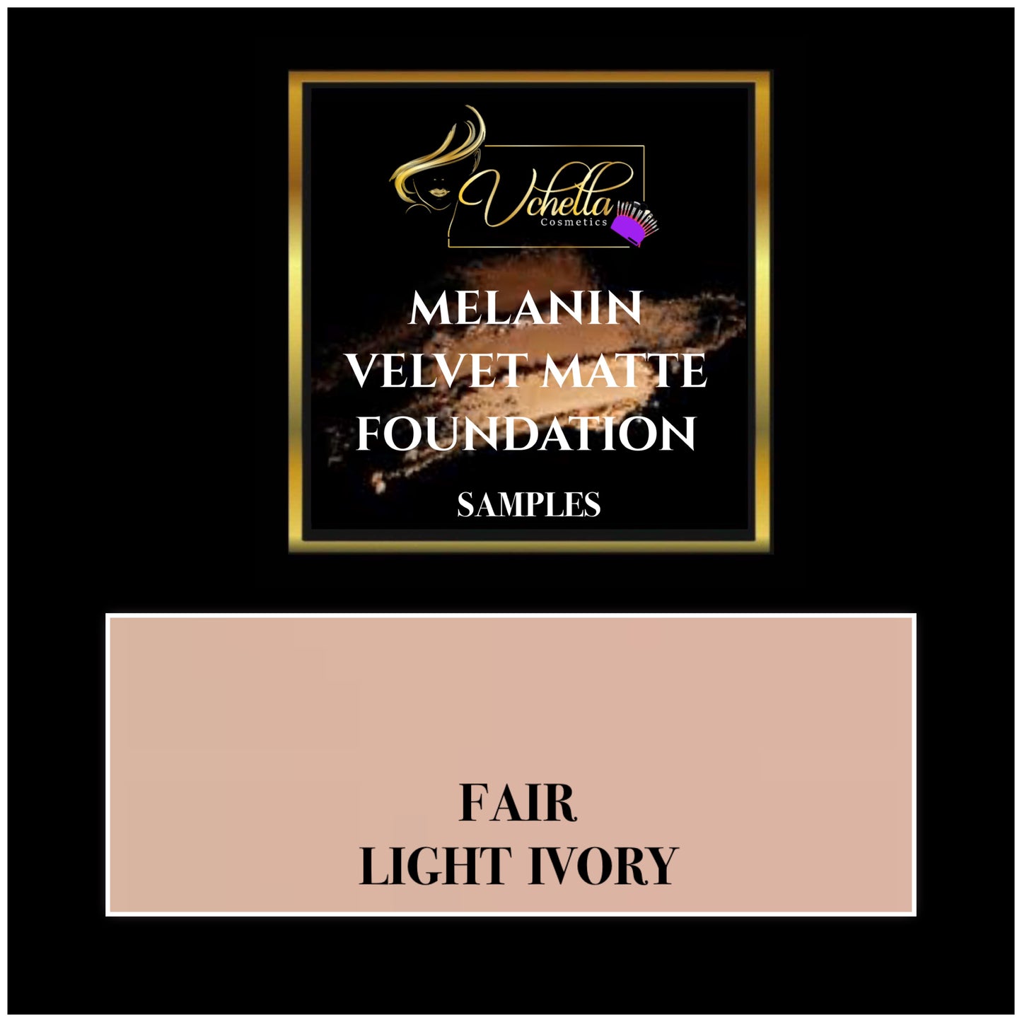 MELANIN VELVET MATTE FOUNDATION (SAMPLES)