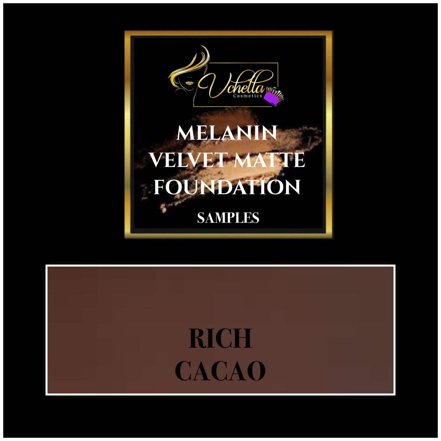 MELANIN VELVET MATTE FOUNDATION (SAMPLES)