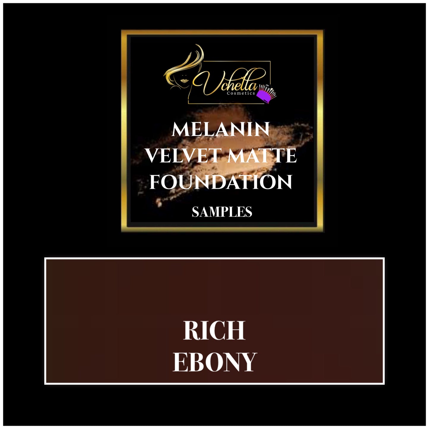MELANIN VELVET MATTE FOUNDATION (SAMPLES)