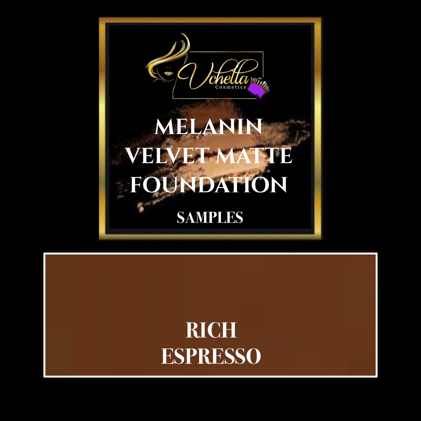 MELANIN VELVET MATTE FOUNDATION (SAMPLES)