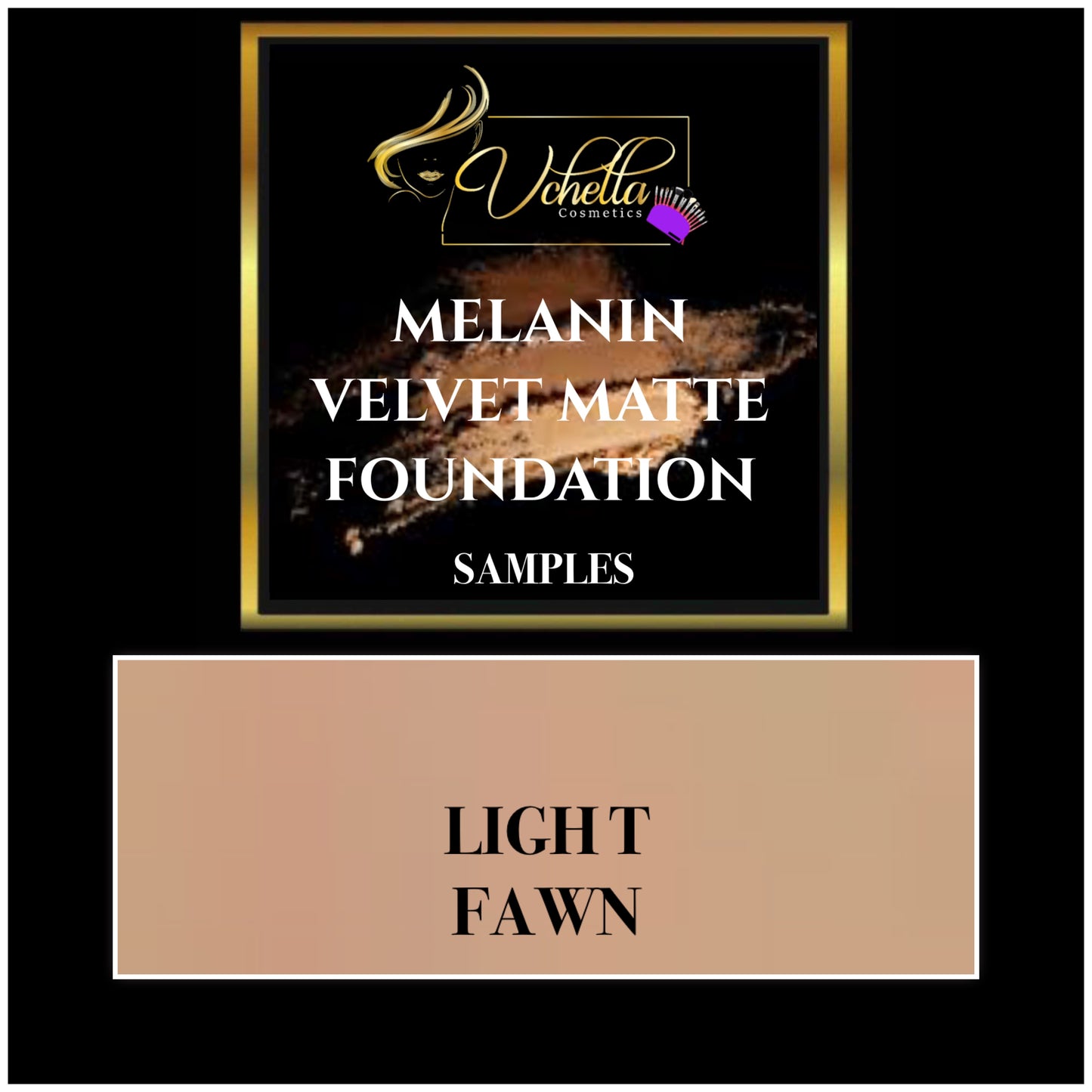 MELANIN VELVET MATTE FOUNDATION (SAMPLES)