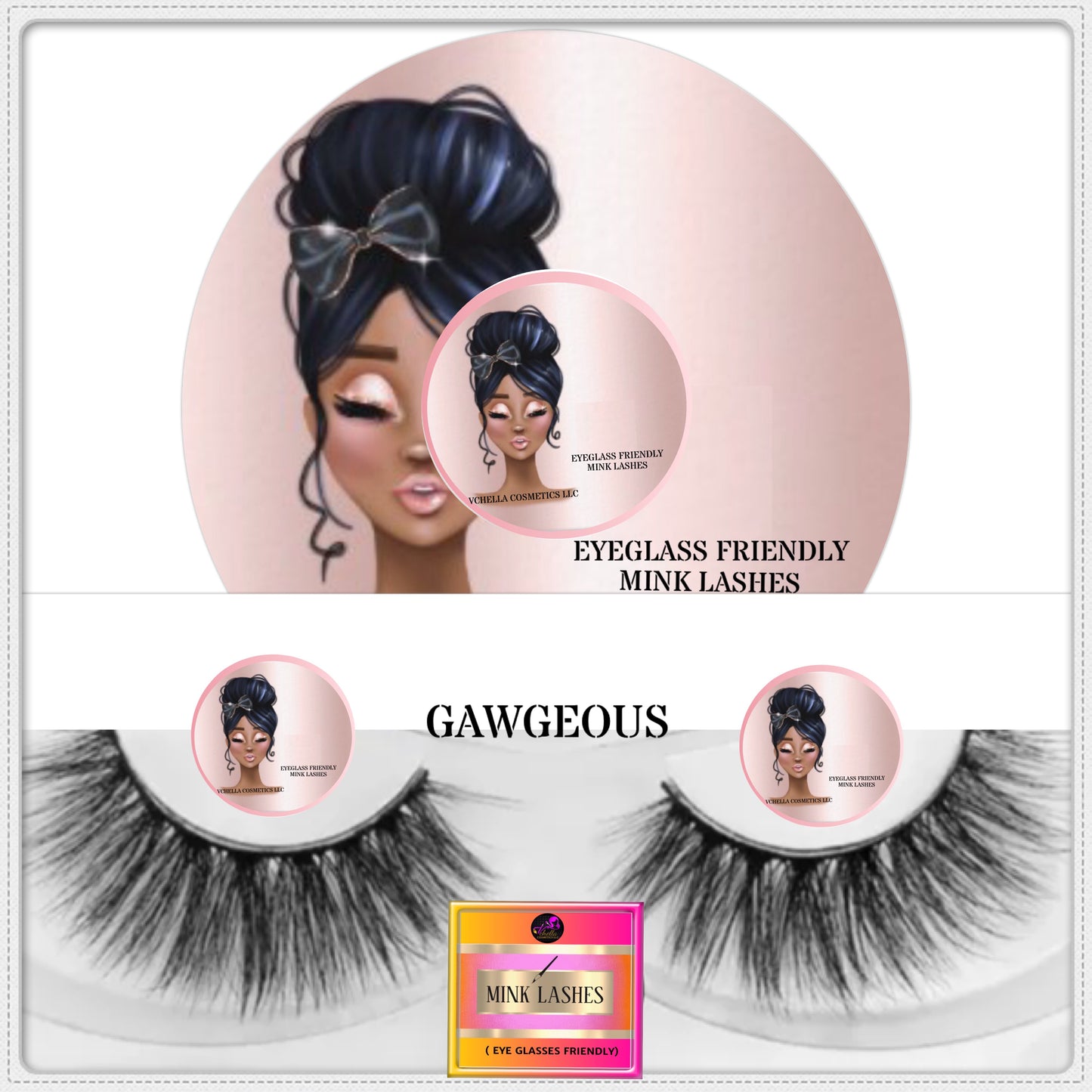 MELANIN MINK LASHES (EYEGLASS FRIENDLY)