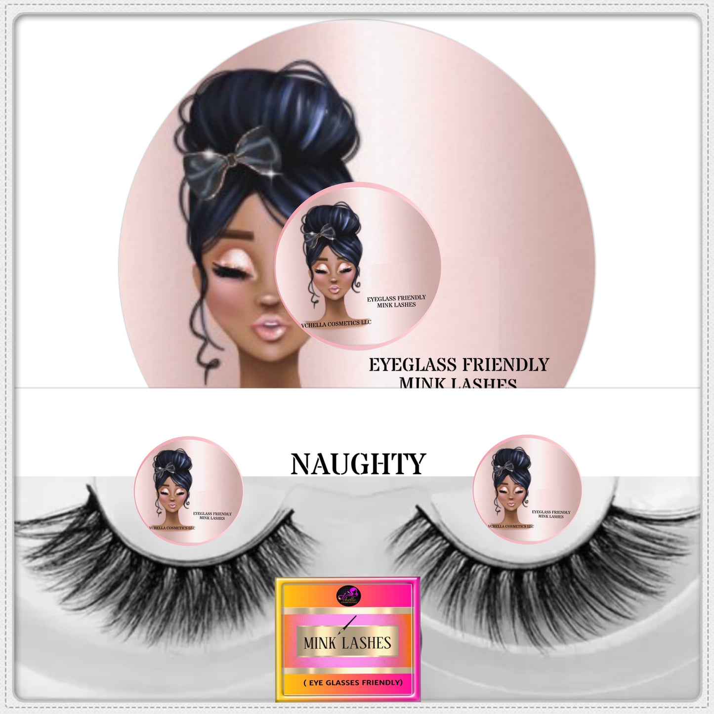 MELANIN MINK LASHES (EYEGLASS FRIENDLY)