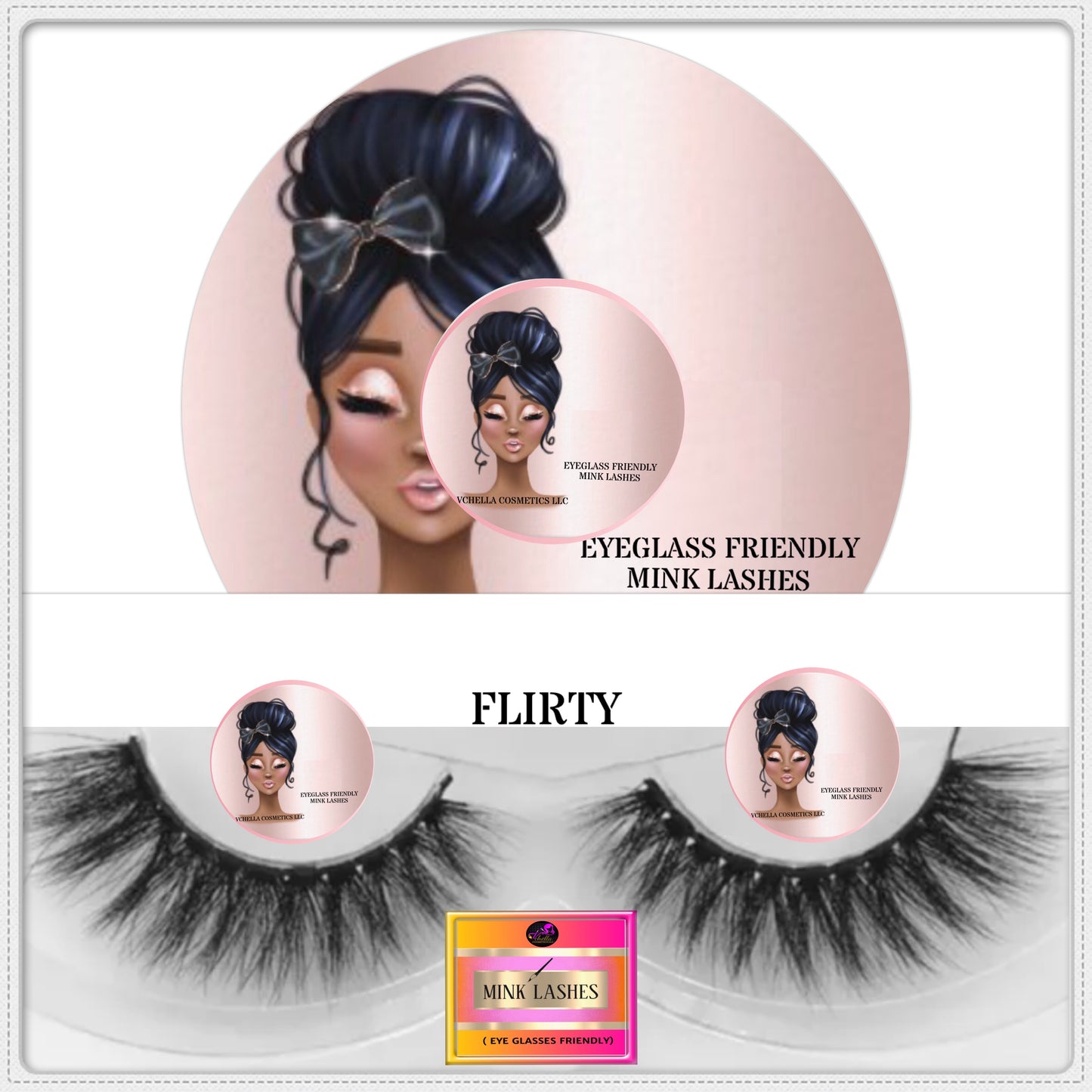 MELANIN MINK LASHES (EYEGLASS FRIENDLY)