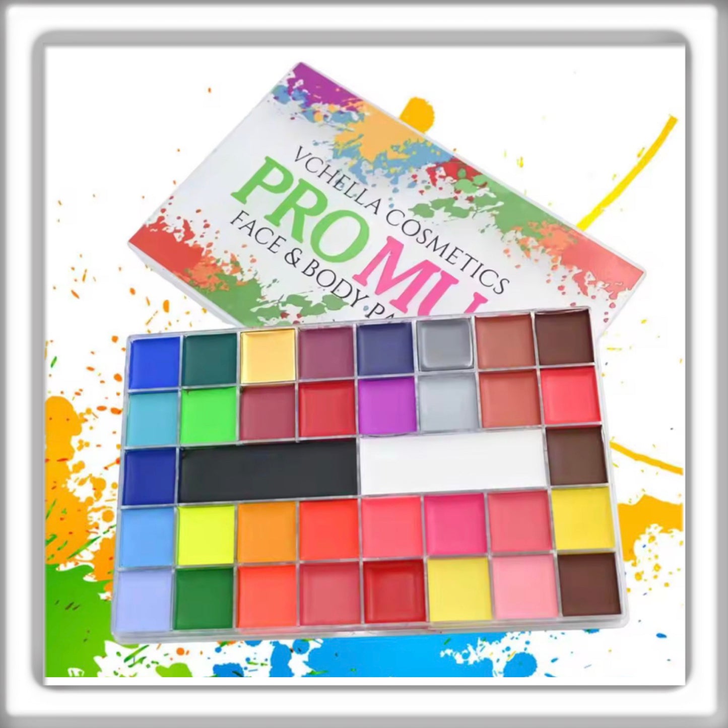 PRO MUA FACE & BODY PAINT PALLET