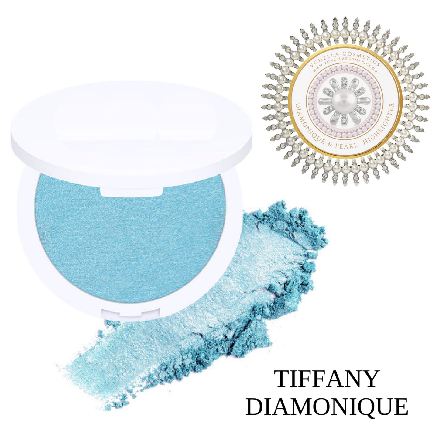 DIAMONIQUE & PEARL  COMPACT HIGHLIGHTERS