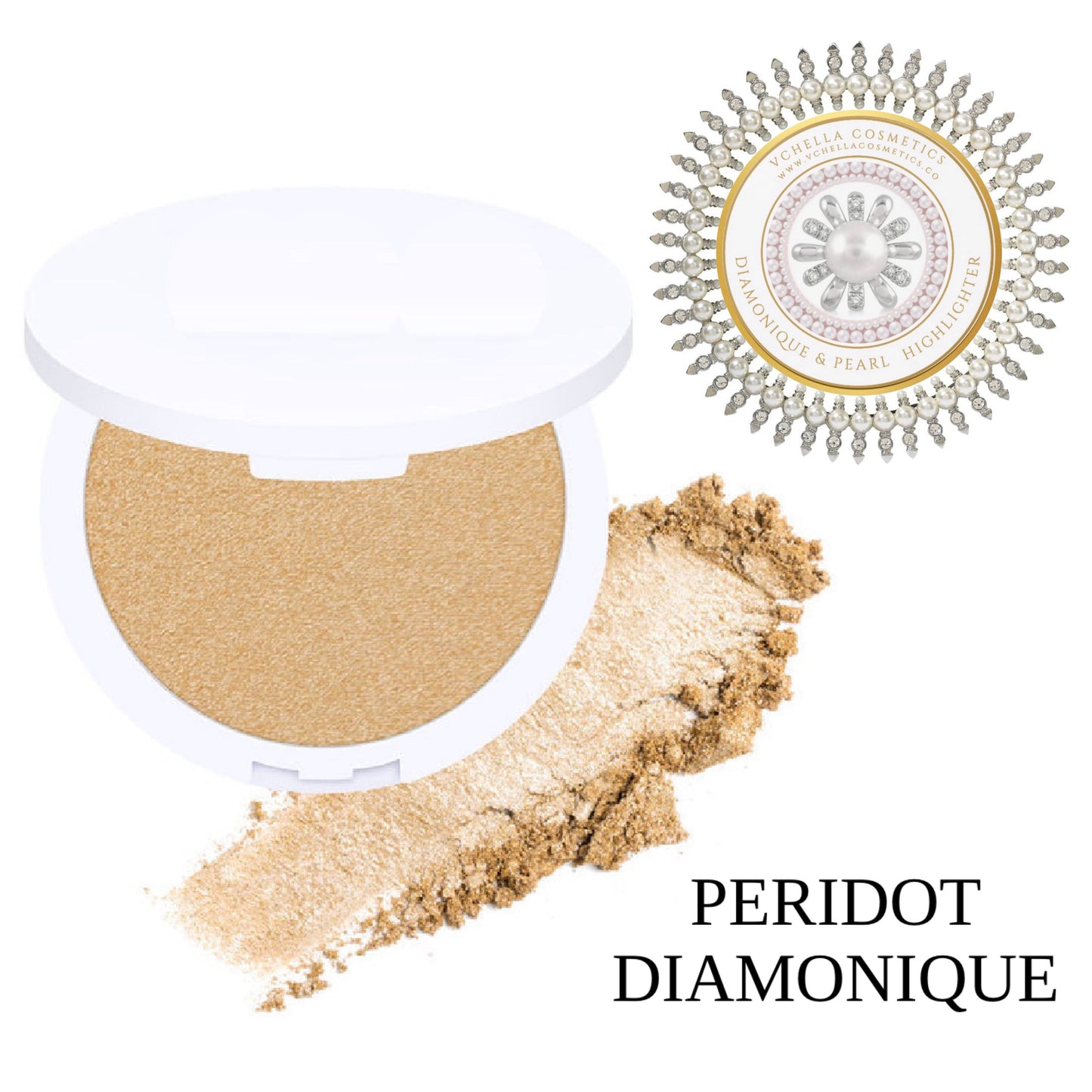 DIAMONIQUE & PEARL  COMPACT HIGHLIGHTERS