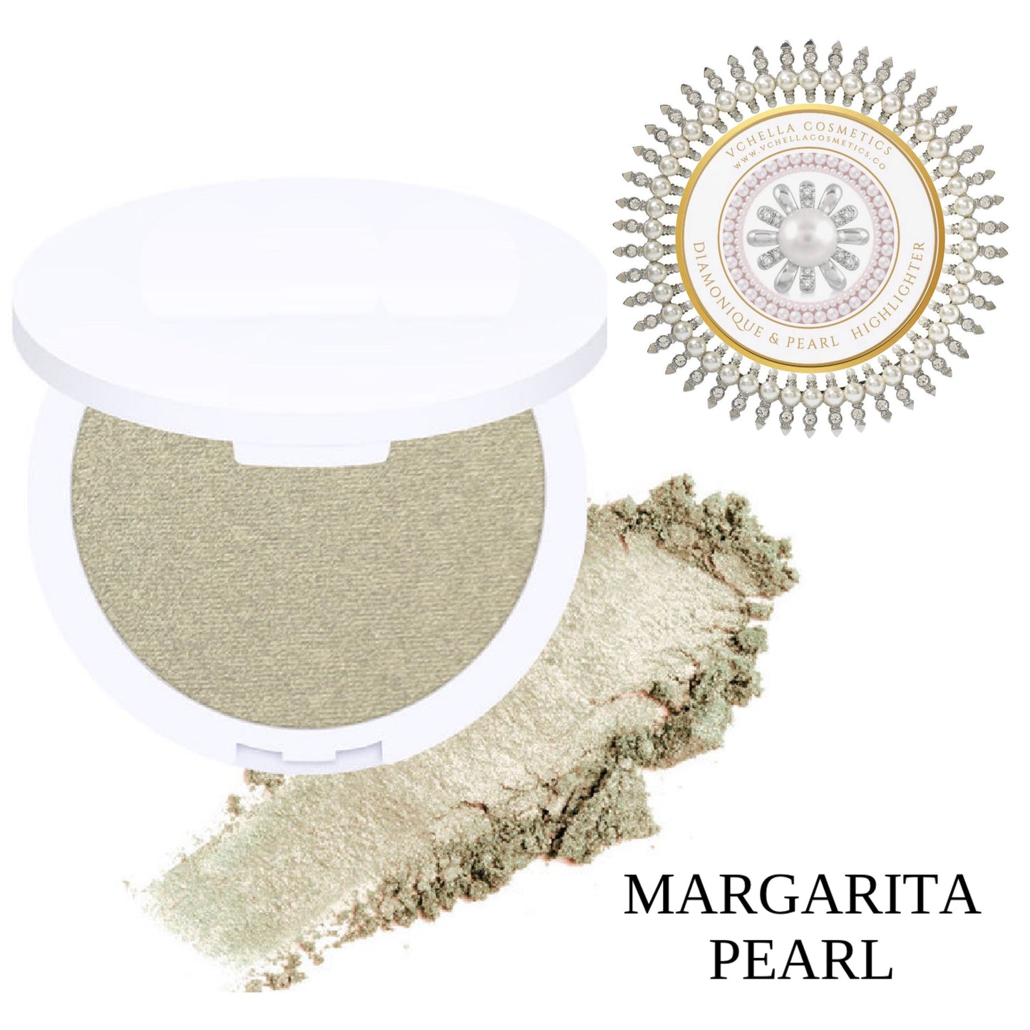 DIAMONIQUE & PEARL  COMPACT HIGHLIGHTERS