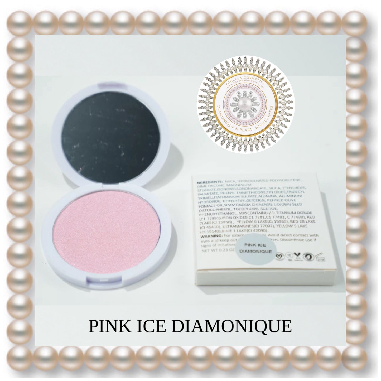 DIAMONIQUE & PEARL  COMPACT HIGHLIGHTERS