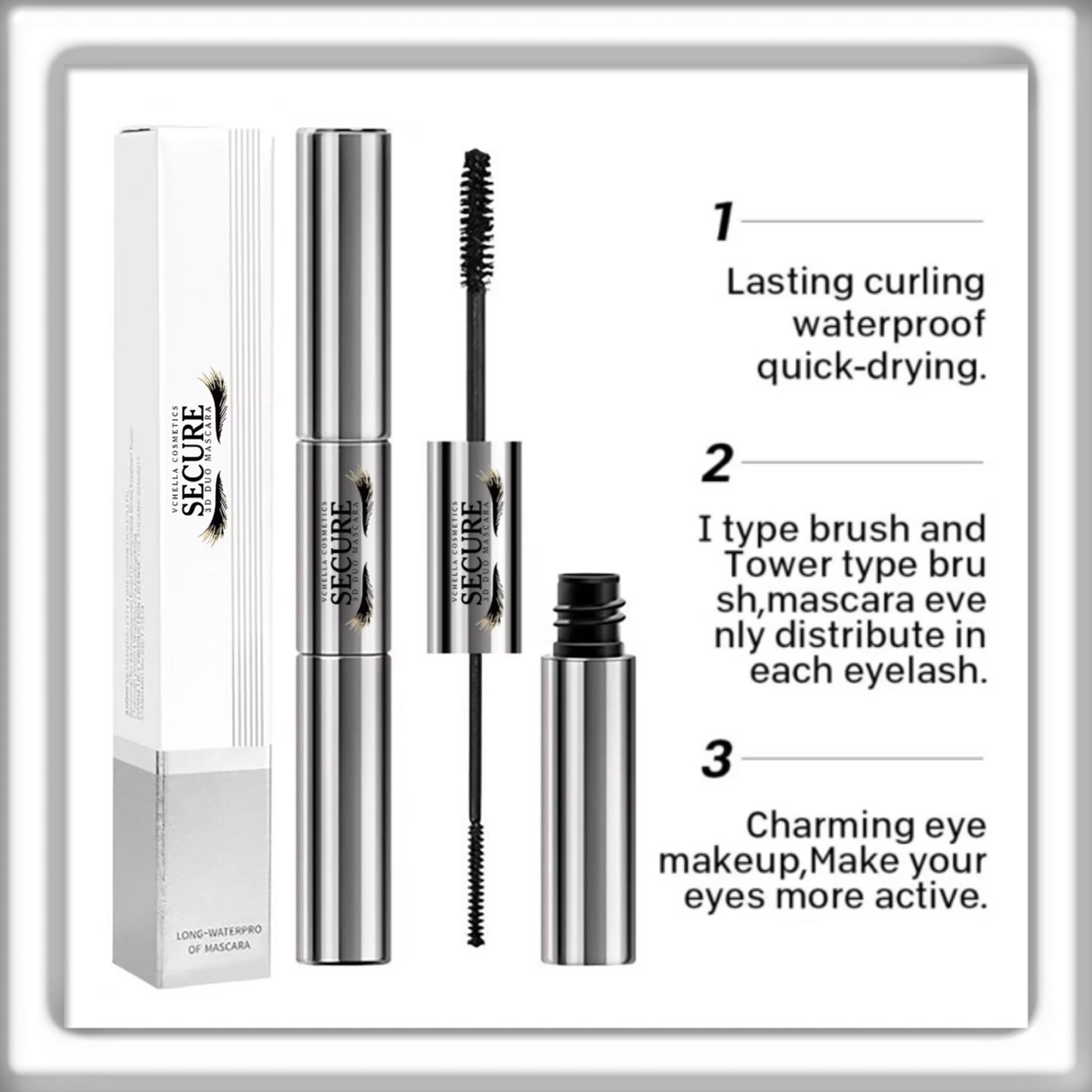 SECURE 3D DUO MASCARA