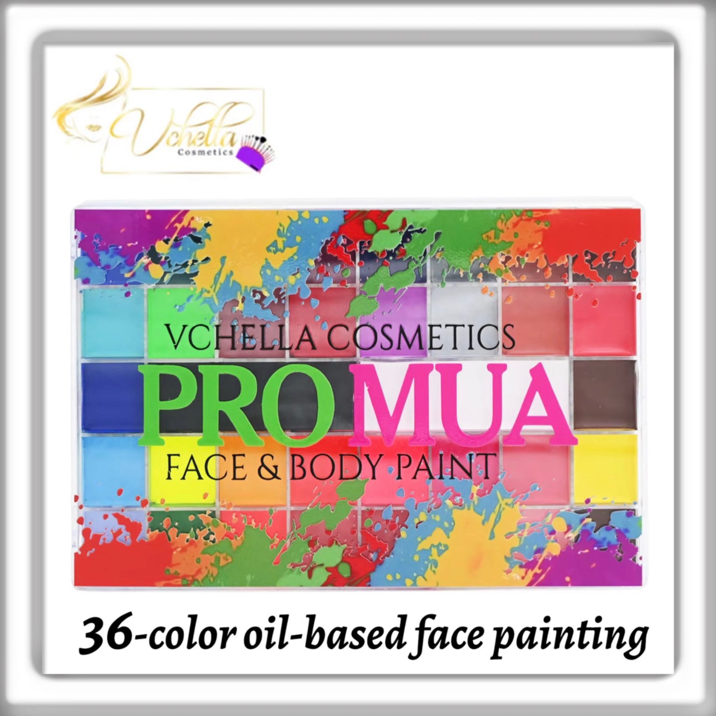 PRO MUA FACE & BODY PAINT PALLET