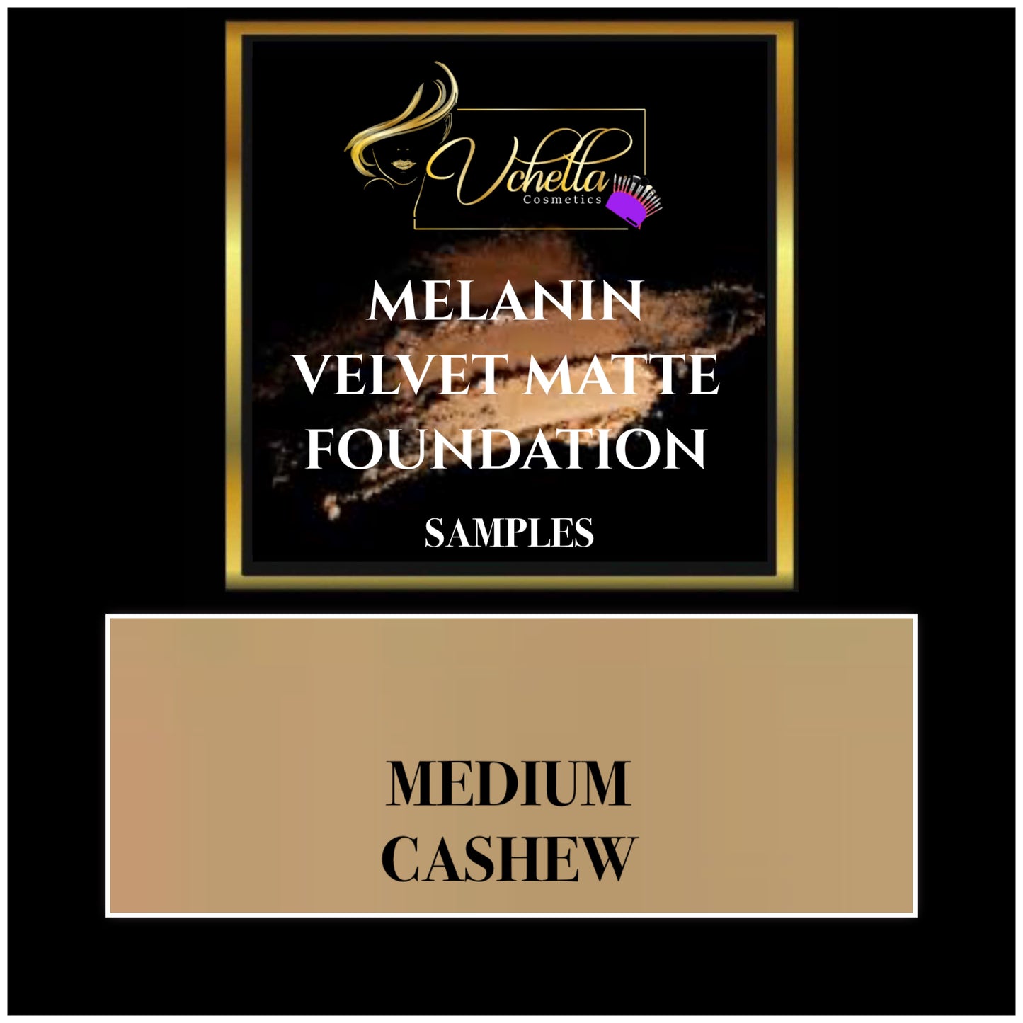 MELANIN VELVET MATTE FOUNDATION (SAMPLES)